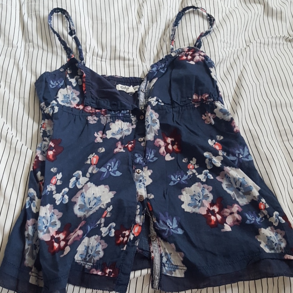 Cool button down top